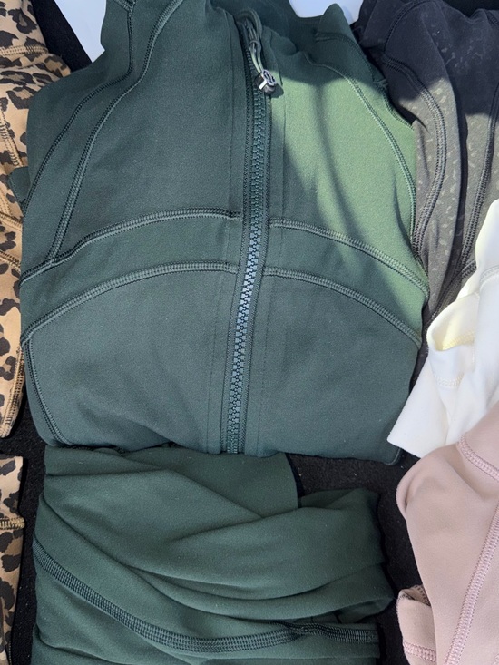 lululemon athletica Jackets & Blazers - lululemon athletica Dark Green Full-Zip Jacket